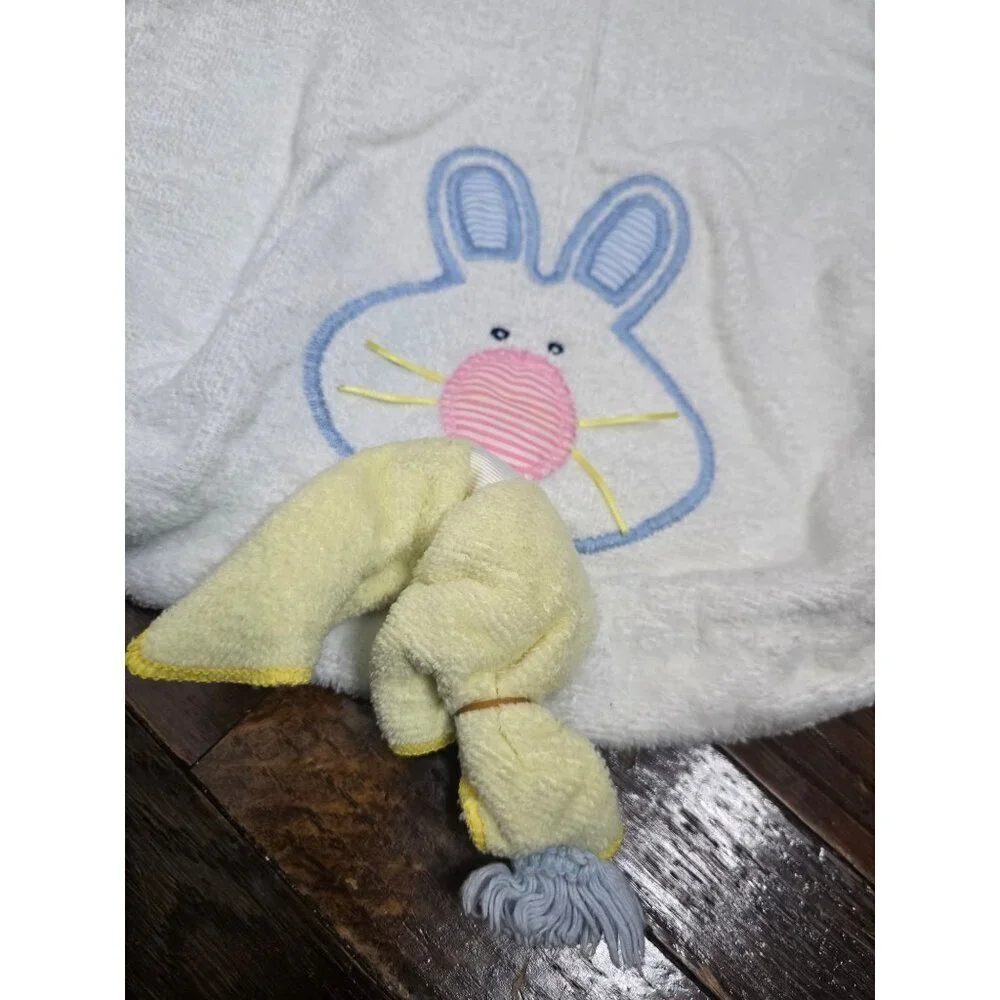 Vintage Baby Hooded Bath Towel Bunny